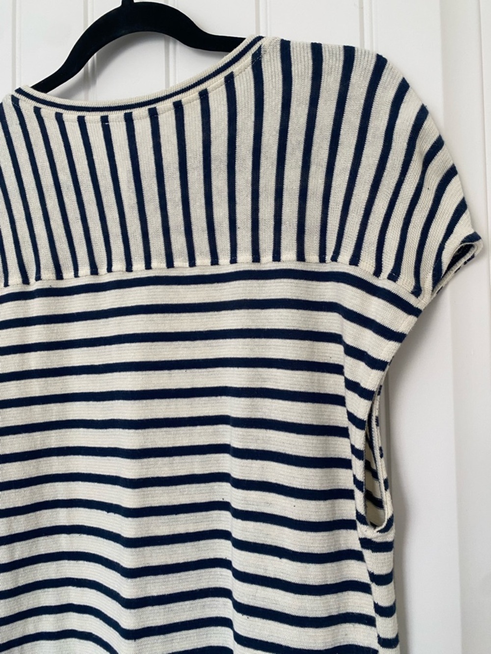 Apiece Apart | Elodie Tank Dress in Navy/Cream Stripe - Picture 10 of 15